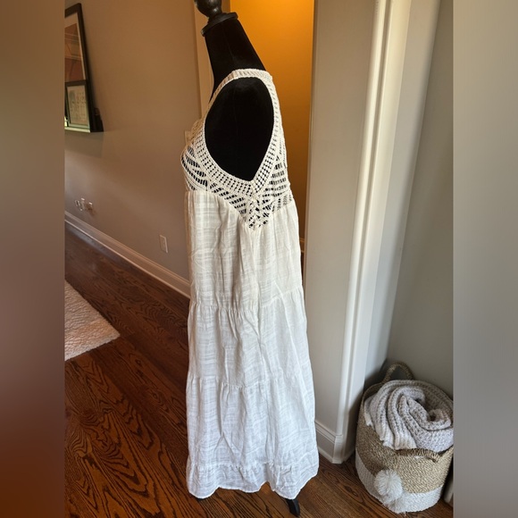 Fab’rik Iris Crochet Detail Maxi Dress, L - Picture 2 of 3
